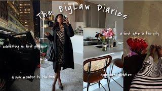 The BigLaw Diaries: creating routines,firm picture day,going on a first date,my first check + more!