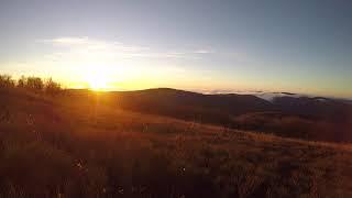 Bieszczady zachód słońca timelapse