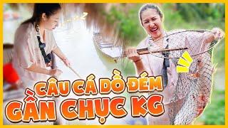 Thánh nhọ của năm Nguyễn Huỳnh Như đã hết nhọ khi câu được con cá gần chục kg.