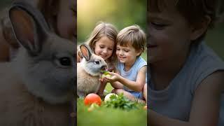 Feeding time with a fluffy friend!   #cute #cutebaby #comedyvideos