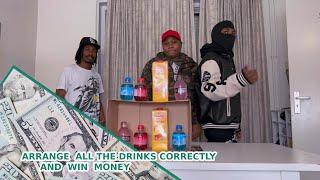 ARRANGE ALL THE DRINKS CORRECTLY AND WIN MONEY CHALLENGE