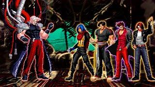 [KOF Mugen] Omega Rugal XV VS KOF XV Team!!