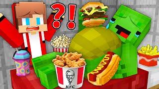 How Mikey Became FAT ? JJ is Shocked - Maizen Minecraft Animation