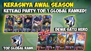 Kerasnya Push Rank Awal Season Ketemu Fenrir Dongkak! Vs Party Top 1 Global Ranked!