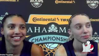 Azzi Fudd & Paige Bueckers: UConn women's basketball postgame zoom (Ole Miss) - 11/27/24