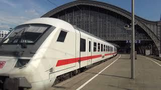 2017 - DE - Arrival of DB 101 079-2 loco with an IC intercity train, in Köln Hbf