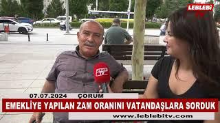 EMEKLİYE YAPILAN ZAM ORANINI VATANDAŞLARA SORDUK