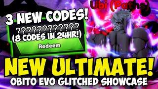 [3 New RR Codes!] New Obito Path Evolution is INSANE with META ABILITY! | Anime Last Stand Showcase