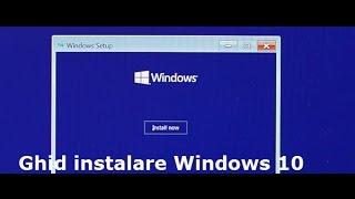 Tutorial instalare Windows 10 de la A la Z