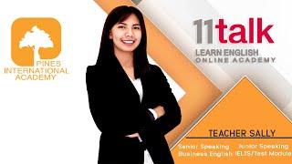 Learn English Online with Teacher Sally at 11Talk!