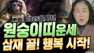 삼재 끝! 행복 시작?! 2025을사년 원숭이띠운세! (92년임신생) [#도솔암우주보살]