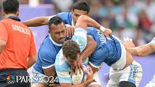 Argentina outlasts late-match push from Samoa for 28-12 win | Paris Olympics | NBC Sports