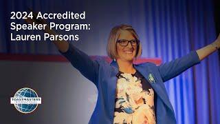 2024 Accredited Speaker Program: Lauren Parsons