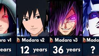 Evolution of Madara Uchiha in Naruto: Shippuden