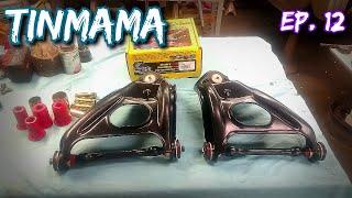 "Tinmama" 1940 Chevy build FOR MOM (Ep. 12) Front Control Arms