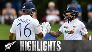 Sri Lanka Counter-Attack at Hagley | DAY 1 HIGHLIGHTS | BLACKCAPS v Sri Lanka | Hagley Oval