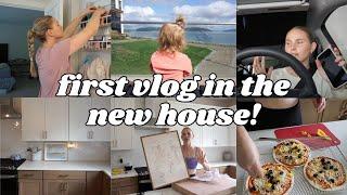 WE MOVED IN VLOG: first vlog in the new house, house tour, exploring my new town, mom of two, sahm