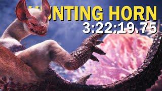 Hunting Horn Xeno% Speedrun in 3:22:19.75!