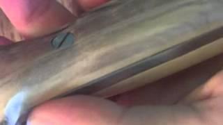 Making a Knife Handle out of Walnut Part 5