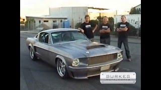 '68 Mustang Burns Rubber