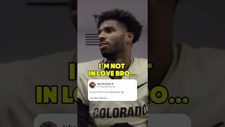 Shedeur Sanders’ HILARIOUS Response When Asked About LOVE  #shorts #shedeursanders #travishunter