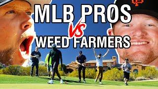 Baseball Pros Challenge Pot Farmers In Golf