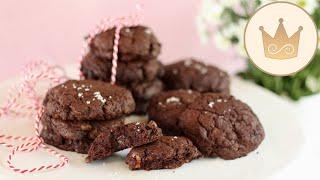  DIE BESTEN SCHOKOKEKSE SELBER BACKEN!  BESTE CHOCOLATE BROWNIE COOKIES! REZEPT VON SUGARPRINCESS