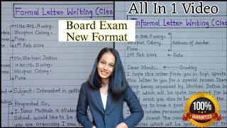 Letter Writing In English All in 1 Video | Formal + Informal Letter Writing | 10th Boards Letter |