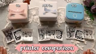 Phomemo Mini Printers Comparison - P2s vs M02 pro vs T02 | 200 dpi vs 300 dpi no ink stickers