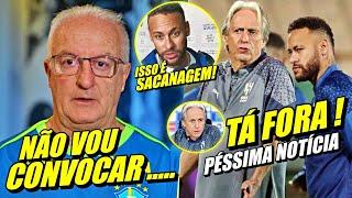 BRASIL CHOCADO ! NEYMAR NÃO ESPERAVA ISSO | JORGE JESUS MANDA RECADO ! VEJA ISSO E MUITO MAIS...