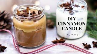 DIY Cinnamon candle