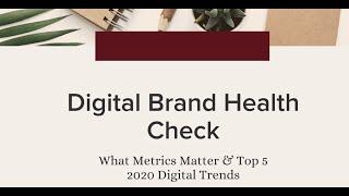 Digital Brand Health Check - Positive Equation