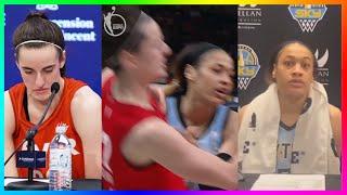 Caitlin Clark Said This After Chennedy Carter Shoved Her To Ground... (Breakdown) WNBA