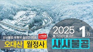 2025 을사년 1월 8일 수요일 | OWBN 오대산 월정사 사시불공 |