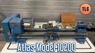 Atlas Model 10200 Lathe Svarv Tour Tornio Drehmaschine