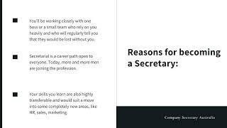 Duties and Responsibilities of a Company Secretary