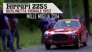 FERRARI 225S BERLINETTA VIGNALE 1952 - Mille Miglia 2014 - V12 Engine sound | SCC TV