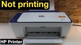 HP Printer Not Printing !!