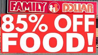 ‍️UP TO 85% OFF FOOD!! | FAMILY DOLLAR CLEARANCE!!