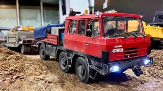 TATRA 815  6x6 AMAZING RC TRUCK, RC CONSTRUCTION site