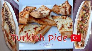 My First Turkish Pide aka Turkish Pizza | Turkish Food Travel | How To Make Turkish Pide