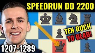 Jak przebić 1200 na chess.com i lepiej grać w szachy? Speedrun do 2200 #3 | Michał Kanarkiewicz