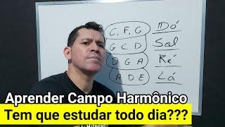 Campo Harmônico - tem que estudar todo dia?