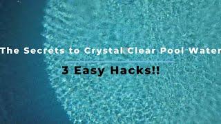 The Secret to Crystal Clear Pool Water: 3 Easy Hacks Revealed!  #poolhacks #woodandstuff