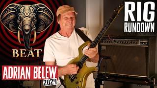 Adrian Belew Guitar Rig Rundown for King Crimson BEAT Tour with Steve Vai, Tony Levin & Danny Carey