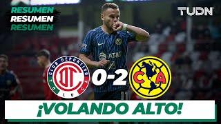 Resumen y goles | Toluca 0-2 América | Copa por México 2022 | TUDN