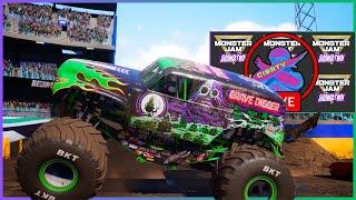 Monday Monster Jam Showdown | Unlocking all Trucks LIVE | Grave Digger & Friends Give it Their All!