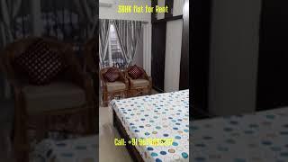 3 BHK Flat for RENT In Gachibowli, Hyderabad.#shorts