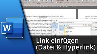 Link in Word einfügen (Datei / Hyperlink)  Tutorial