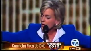 Former Michigan Governor Granholm Speaks at DNC2